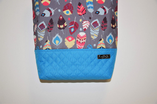 Kabelka s lanem - shopperka Maya Blue — foto 2