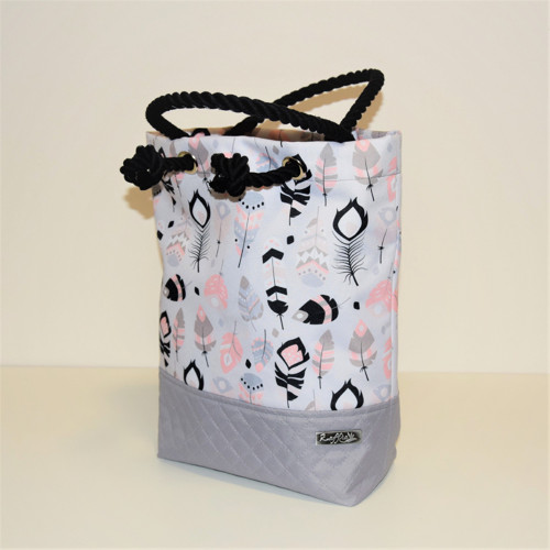 Kabelka s lanem - shopperka Maya Grey — foto 3