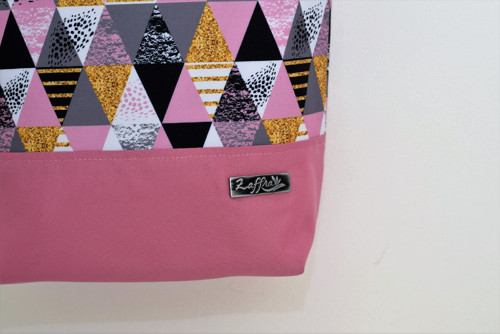 Kabelka s lanem - shopperka Esme Pink — foto 2