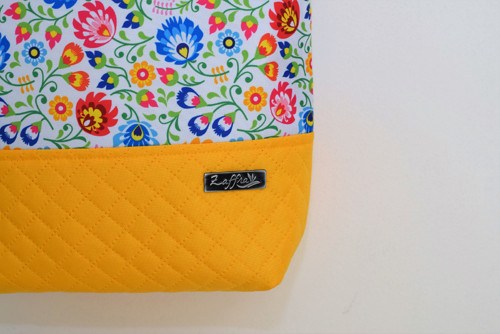 Kabelka s lanem - shopperka Mea Yellow — foto 2