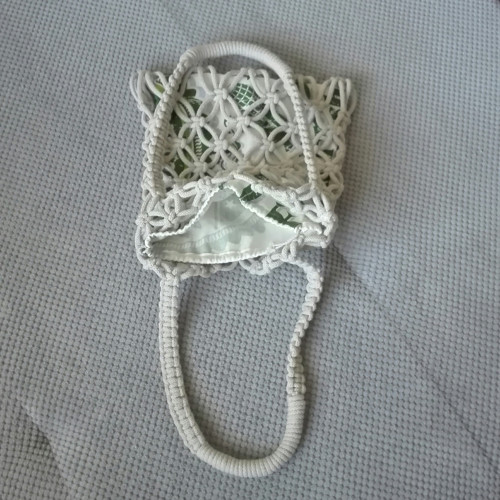 Macramé taška "ušatá" — foto 6