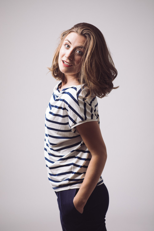 ROSMARINA triko pruh modrá-krémová — foto 3