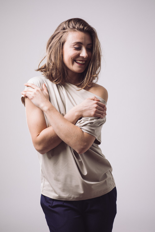 ROSMARINA triko pruh modrá-krémová — foto 6