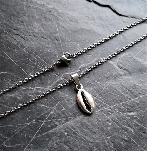 Ocelový náhrdelník*lasturka — foto 2