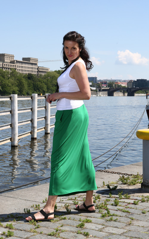 Dlouhá sukně zelená — foto 6