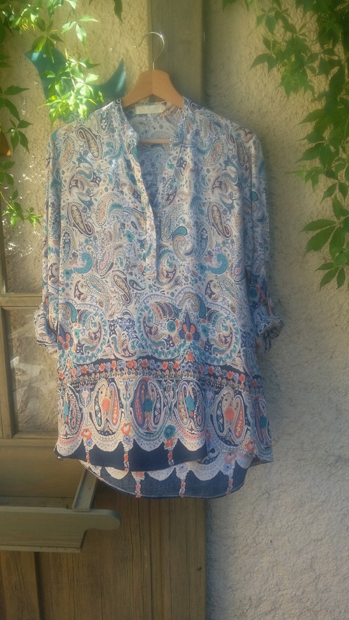 Tunika s kašmírovým vzorem, vel.L — foto 2