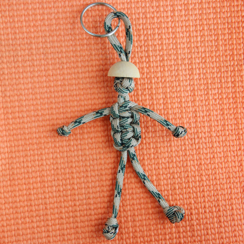 Paracord panáček s kloboučkem — foto 2