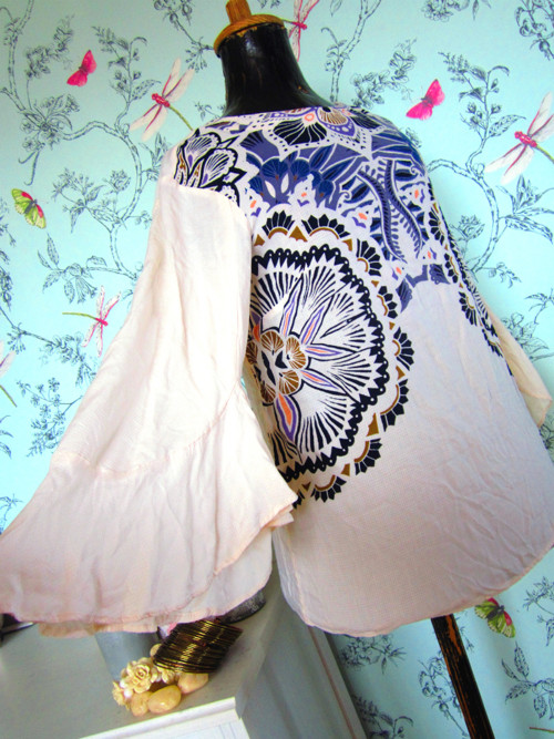 Tunika boho ornamentální — foto 3