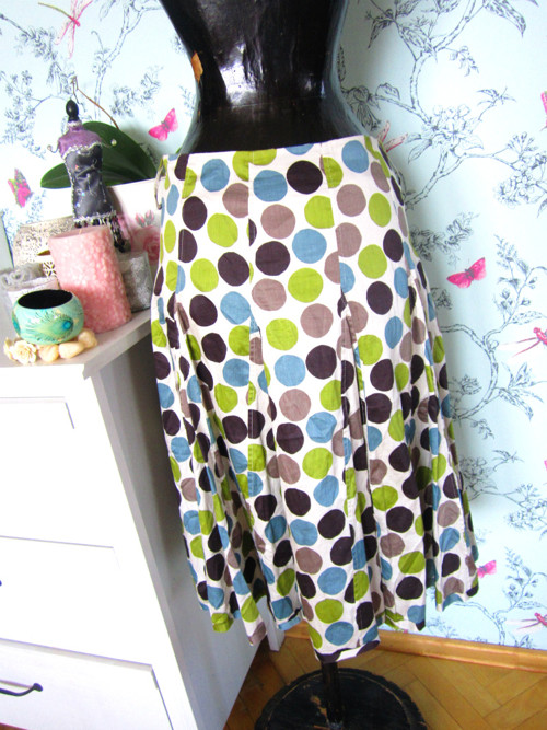 Sukně retro dots — foto 3