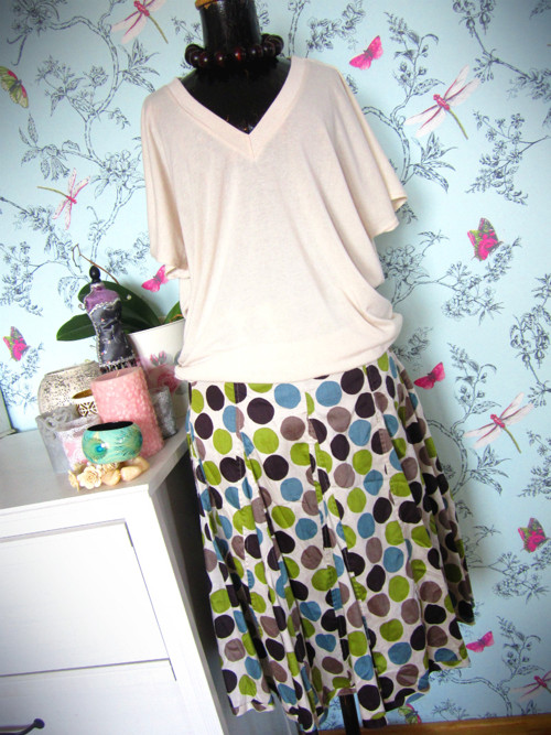 Sukně retro dots — foto 4