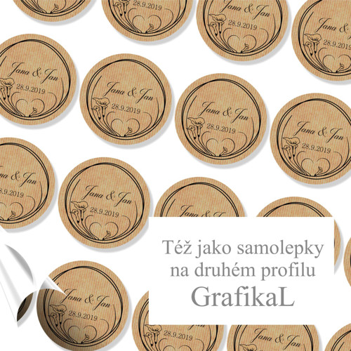 Razítko svatební s kalou — foto 3