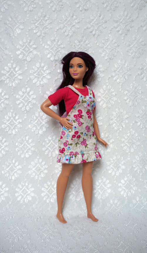 Šatová sukně+tričko pro Barbie - baculku — foto 2