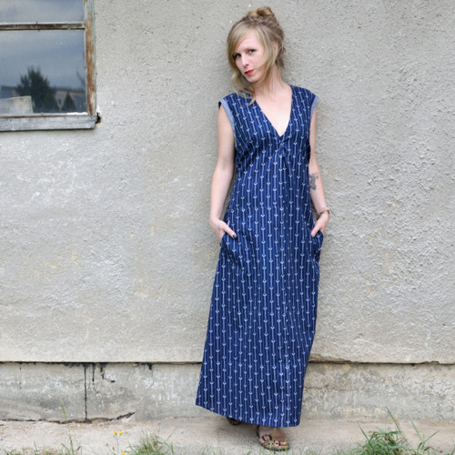 Blueprint dress - šatky modrotiskové — foto 4