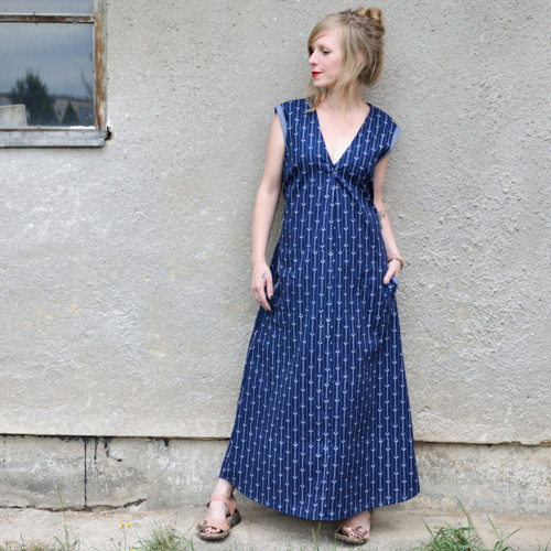 Blueprint dress - šatky modrotiskové — foto 3