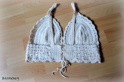Háčkovaný letní top — foto 5