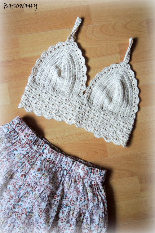 Háčkovaný letní top — foto 3