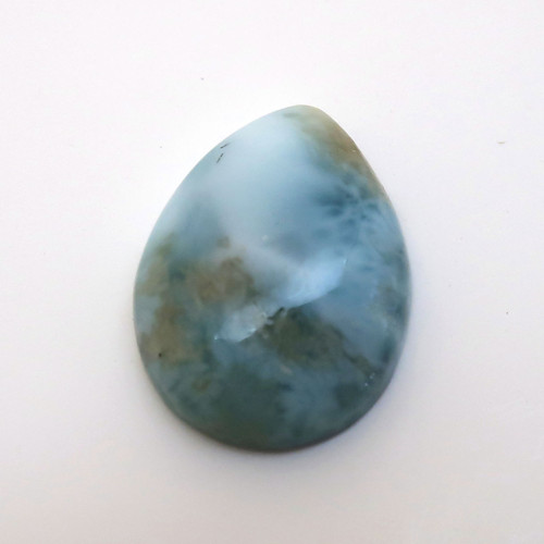 Kabošon larimar kapka 16,5mm — foto 3