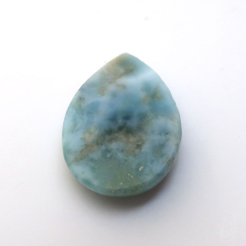 Kabošon larimar kapka 16,5mm — foto 4