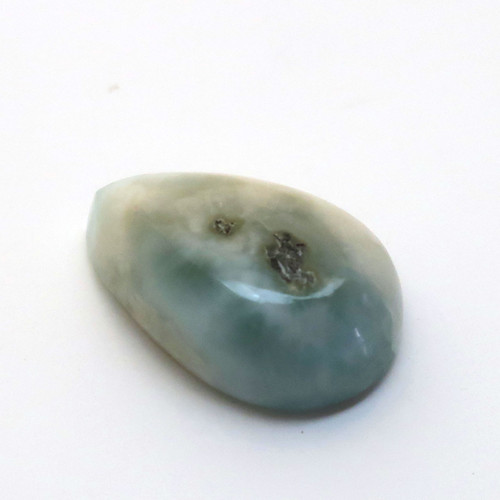 Kabošon larimar kapka 13,3mm — foto 2