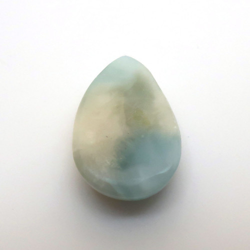 Kabošon larimar kapka 13,3mm — foto 4