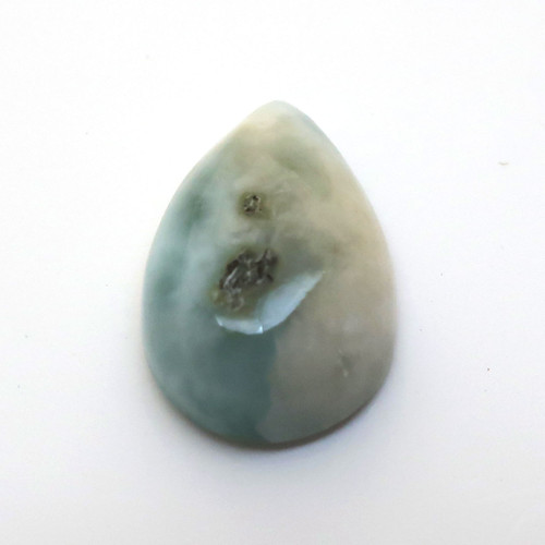 Kabošon larimar kapka 13,3mm — foto 3