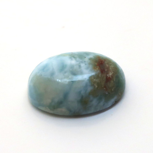 Kabošon larimar ovál 13,8mm REZERVACE — foto 2