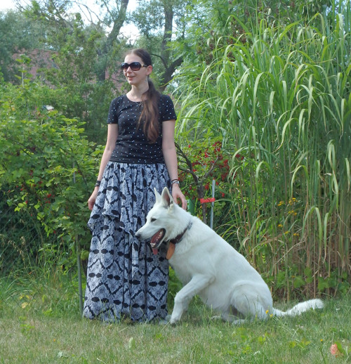 Maxisukně asymetrická — foto 6