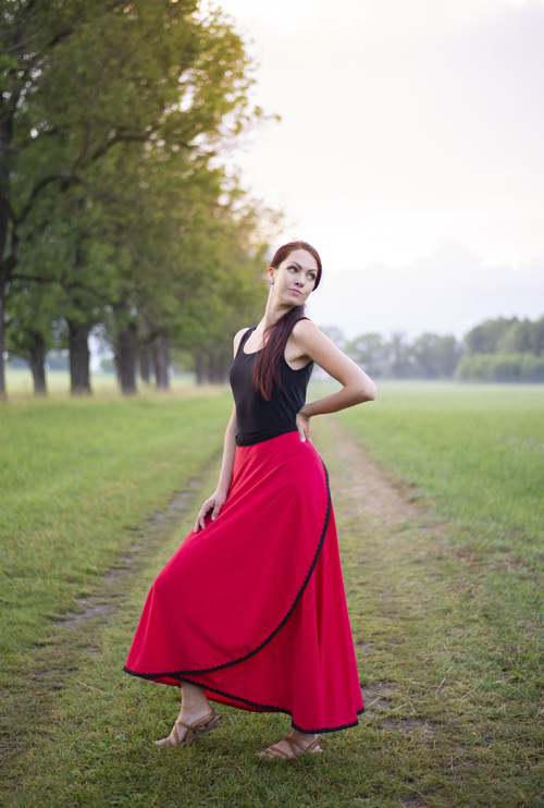 Zavinovacia sukňa Karmen — foto 4