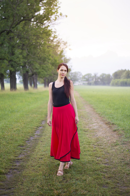 Zavinovacia sukňa Karmen — foto 2