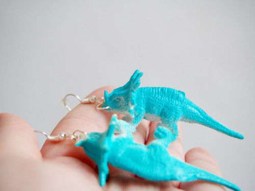 Dinosauří náušnice - Styracosaurus — foto 4