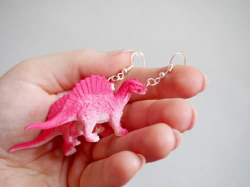 Dinosauří náušnice - Spinosaurus — foto 6