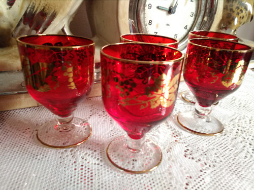 Červené skleničky — foto 6
