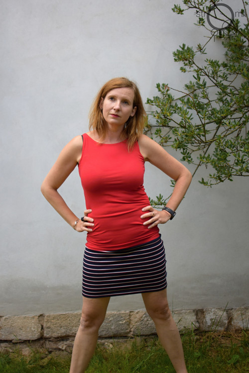 Sukně pruhovaná, vel. S — foto 2