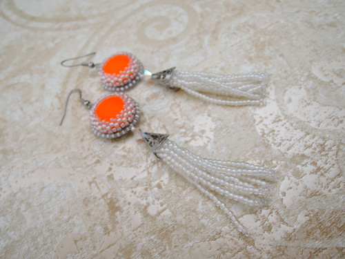 Náušnice UV Shining "Orange" — foto 3