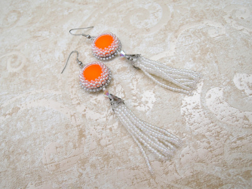 Náušnice UV Shining "Orange" — foto 4