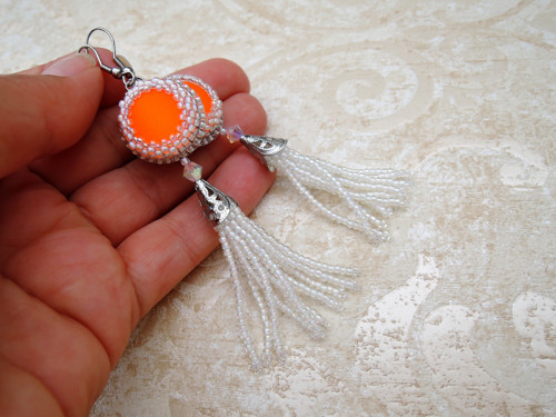 Náušnice UV Shining "Orange" — foto 6