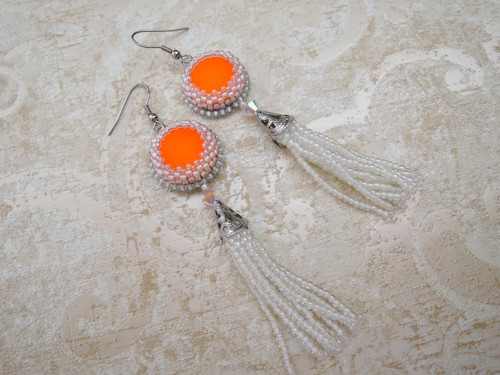 Náušnice UV Shining "Orange" — foto 2