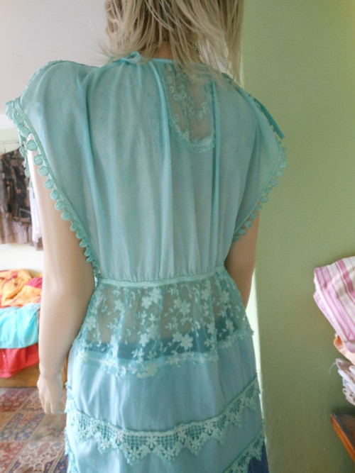 Krajková boho tunika, vel.38/40 — foto 2