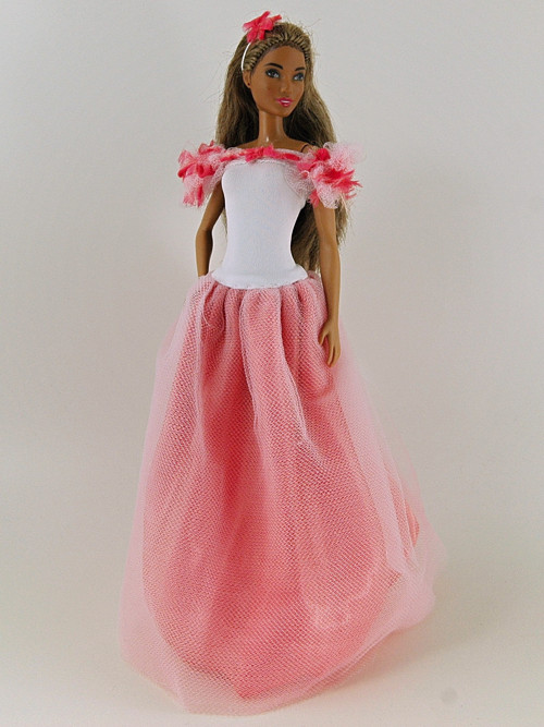 Barbie - Neonovobílé šaty — foto 3