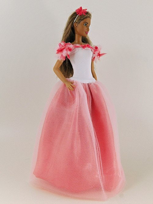 Barbie - Neonovobílé šaty — foto 2