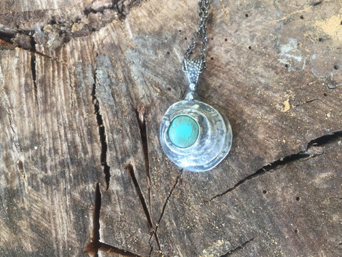 Přívěsek s tyrkenitem — foto 6