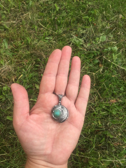 Přívěsek s tyrkenitem — foto 4