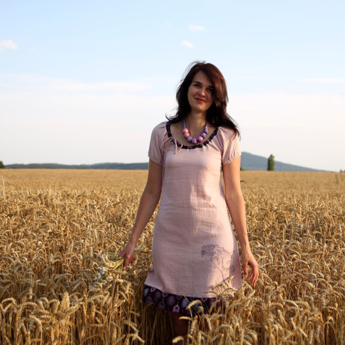 Šaty starorůžové — foto 2