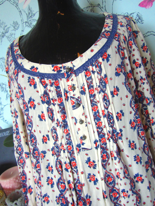 Boho šaty tunika na jeans notu — foto 3