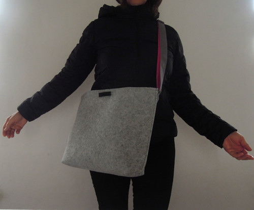 Crossbody Simple grey — foto 5