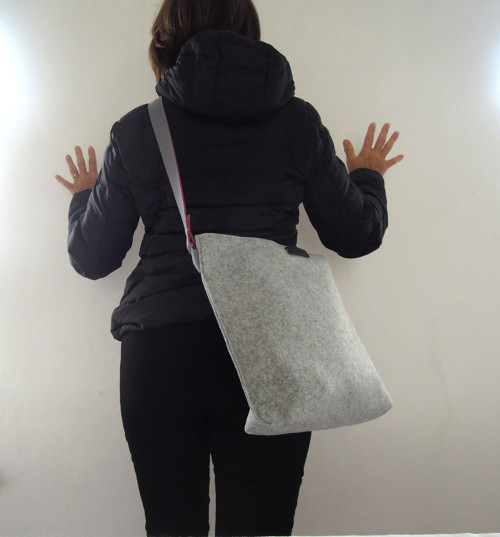Crossbody Simple grey — foto 6