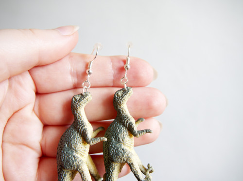 Dinosauří náušnice — foto 4