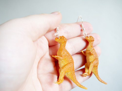 Dinosauří náušnice - Pachycephalosaurus — foto 4