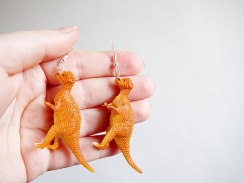 Dinosauří náušnice - Pachycephalosaurus — foto 3