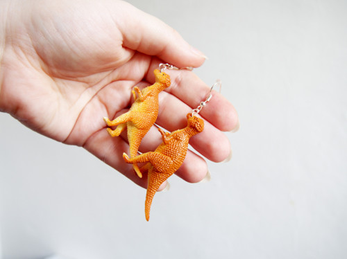 Dinosauří náušnice - Pachycephalosaurus — foto 5